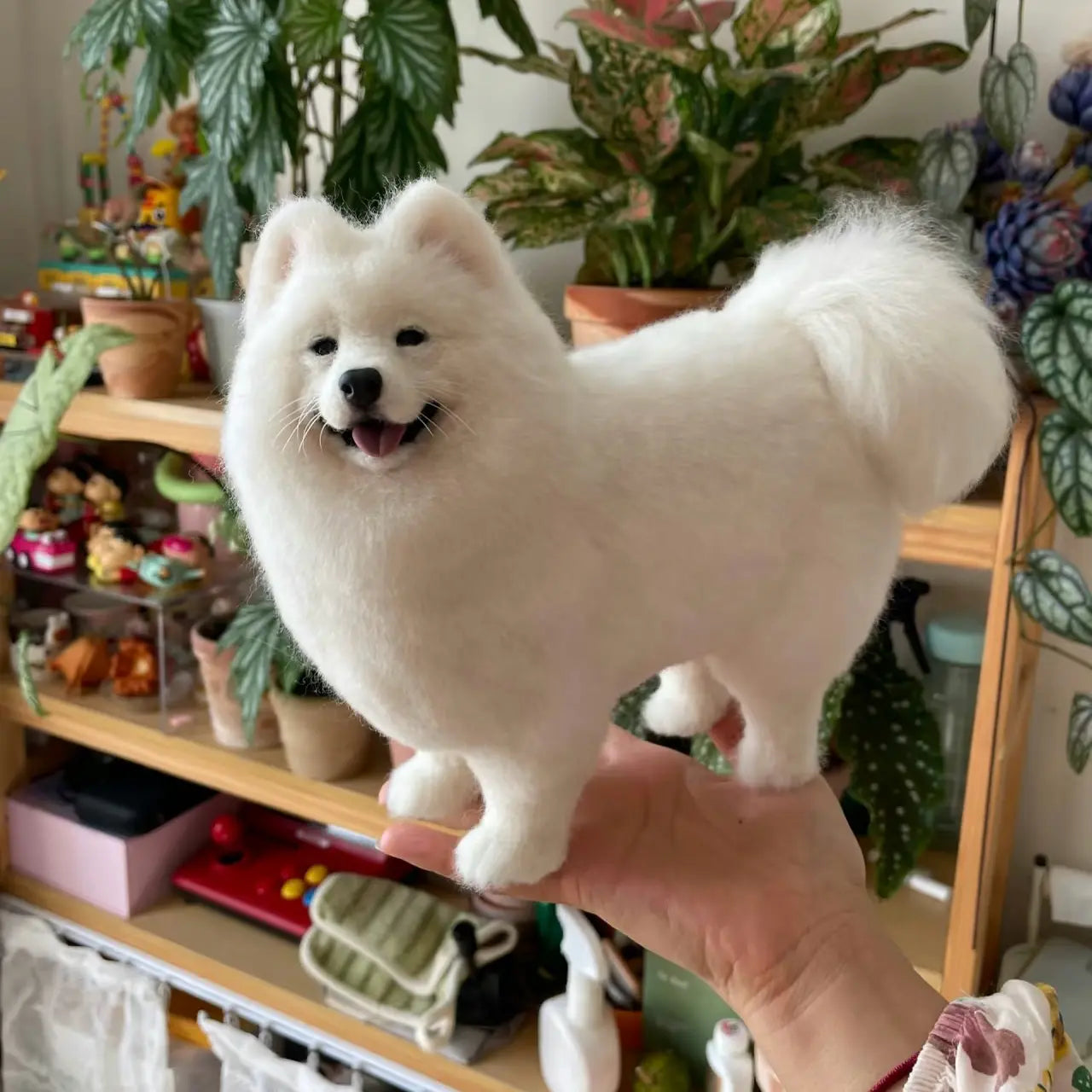 Realistic handmade wool felt pet replica inspired by your pet photo