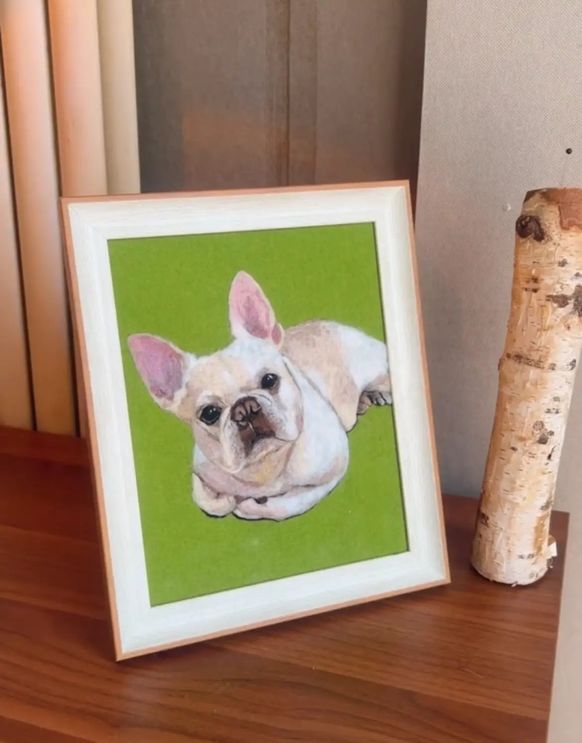 Custom felt pet portraits | Personalized handmade pet keepsakes
