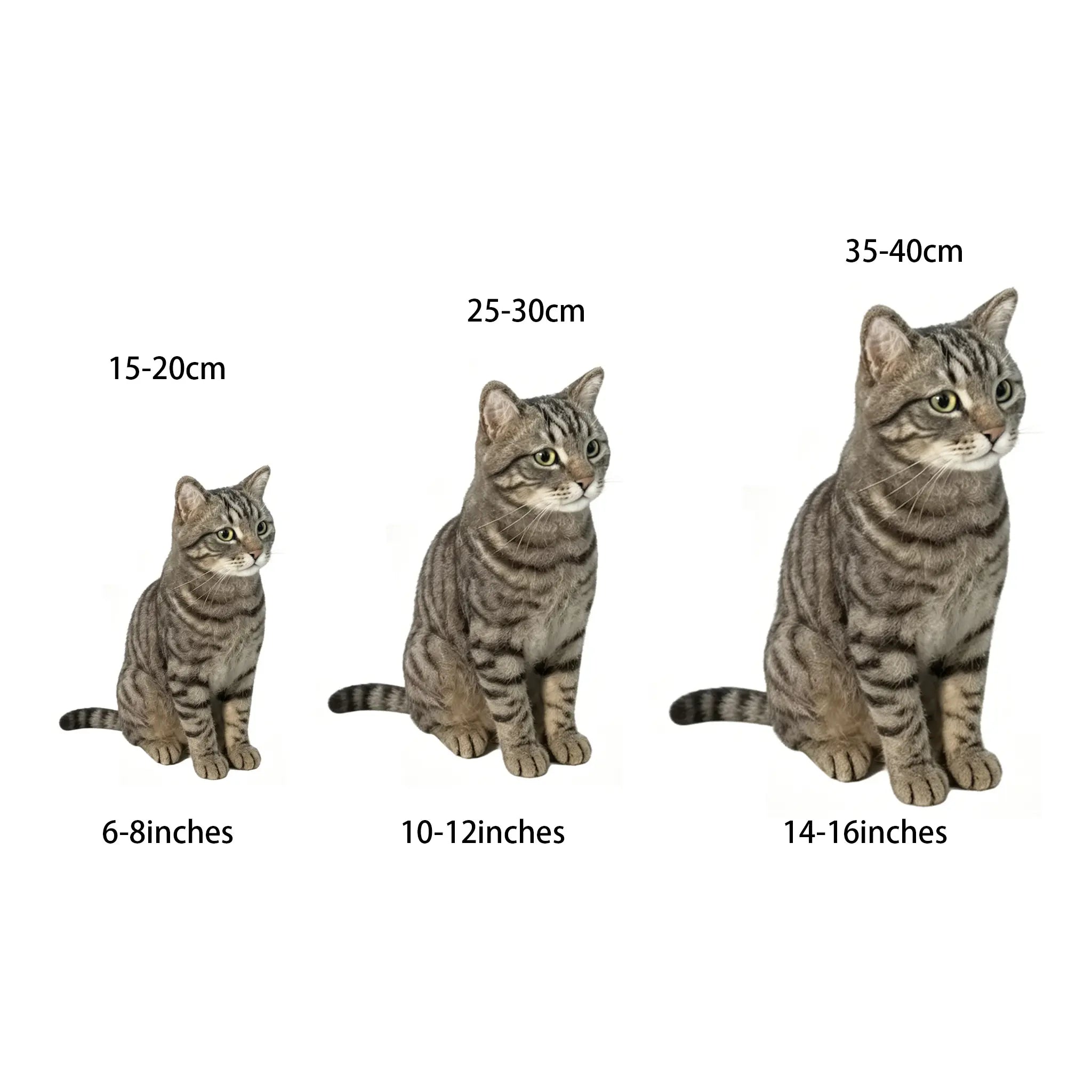 Custom handmade pet figurine available in multiple sizes