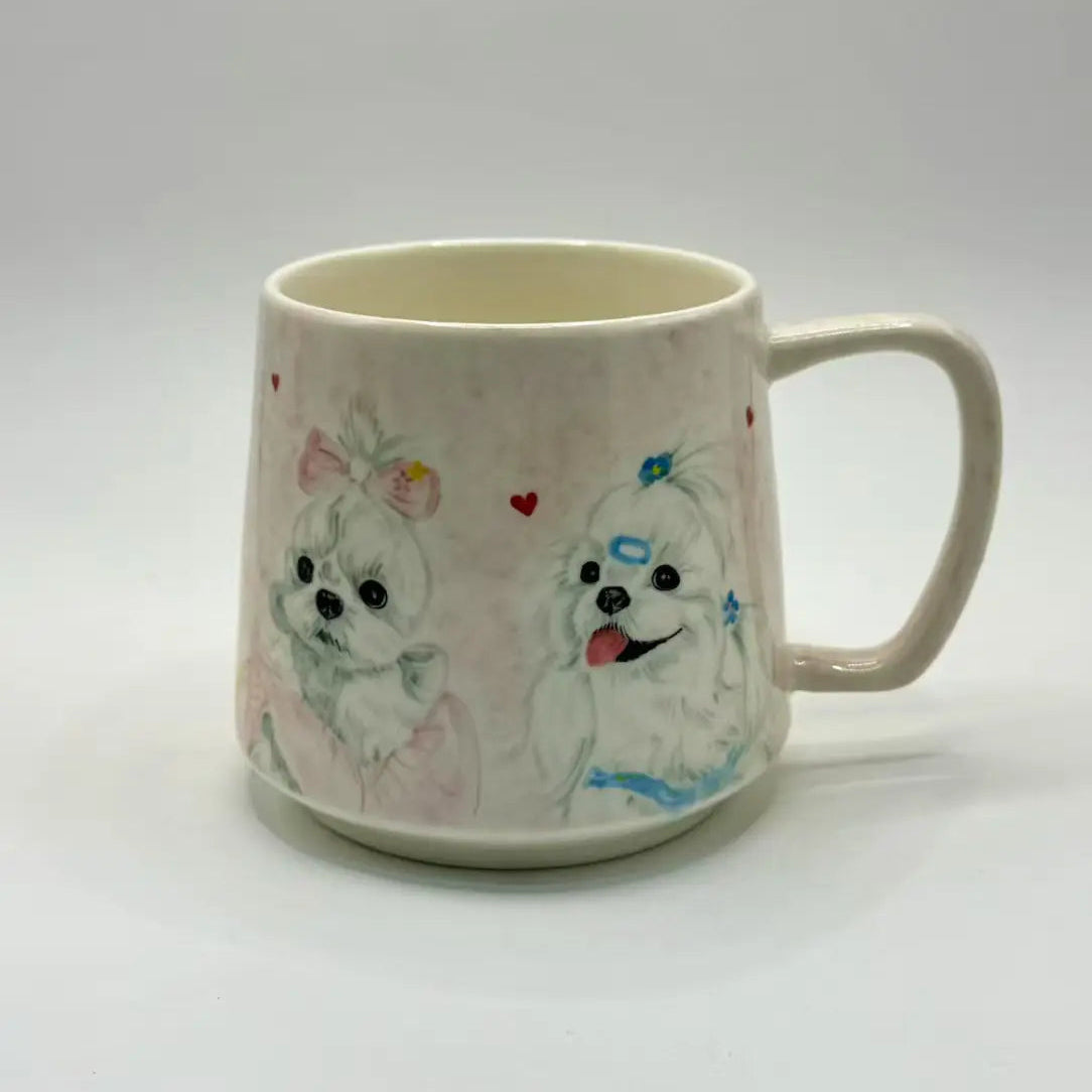 Custom ceramic keepsake for cat and dog lovers