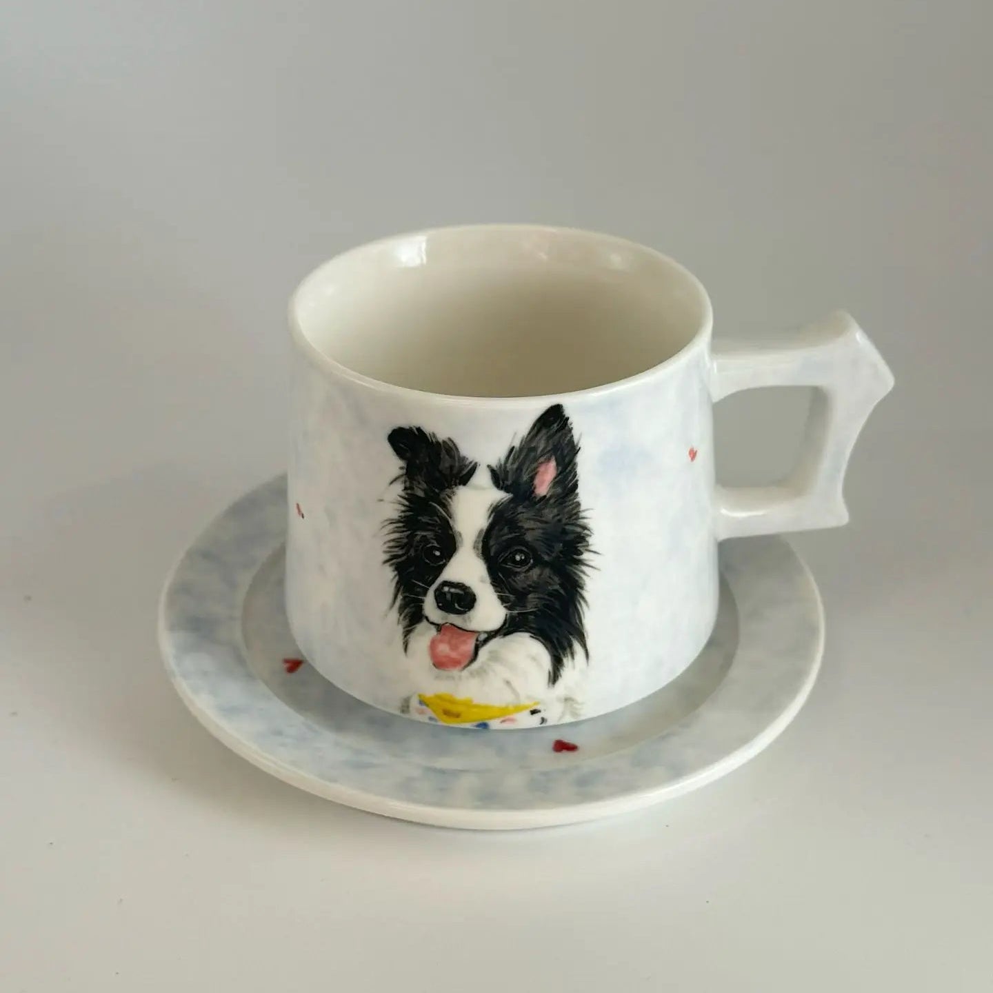 Custom dog ceramic mug – personalized pet mug for dog lovers, dog portrait gift
